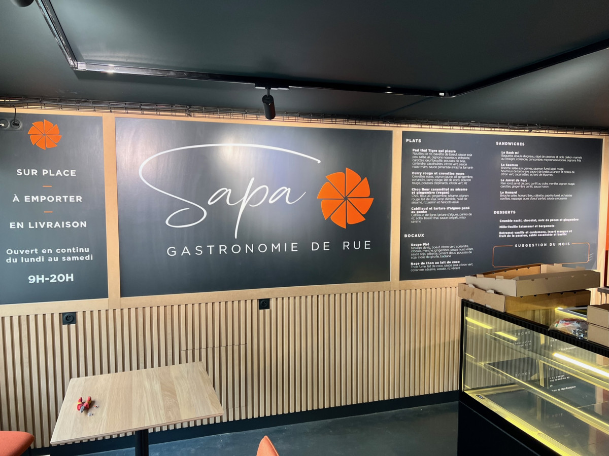 Agencement du restaurant SAPA à Auray-1